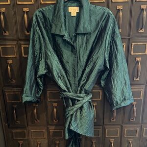 CARIBE Crushed Satin Top